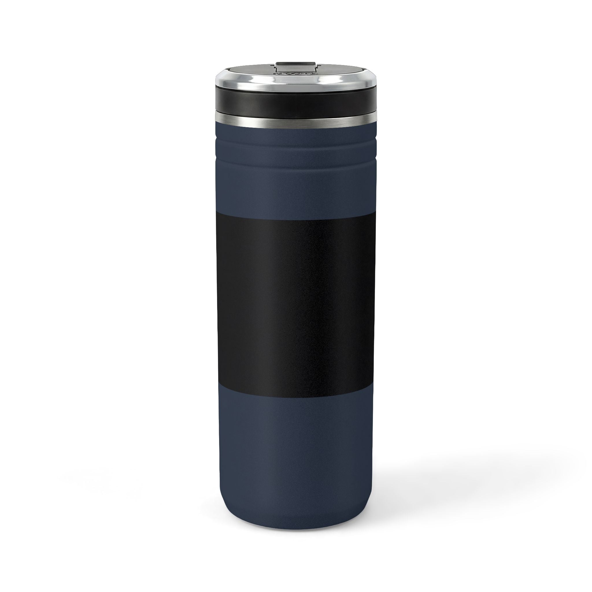 24oz Thermal Straw Tumbler — Neon Whale "Bearing Hope" Insulated Travel Mug