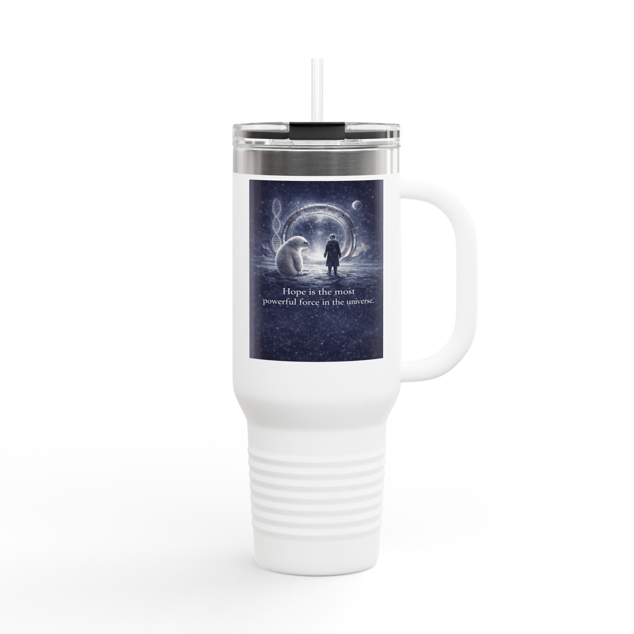 Travel Mug — "Hope is the Miracle" Insulated 40oz Tumbler