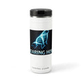 24oz Thermal Straw Tumbler — Neon Whale "Bearing Hope" Insulated Travel Mug