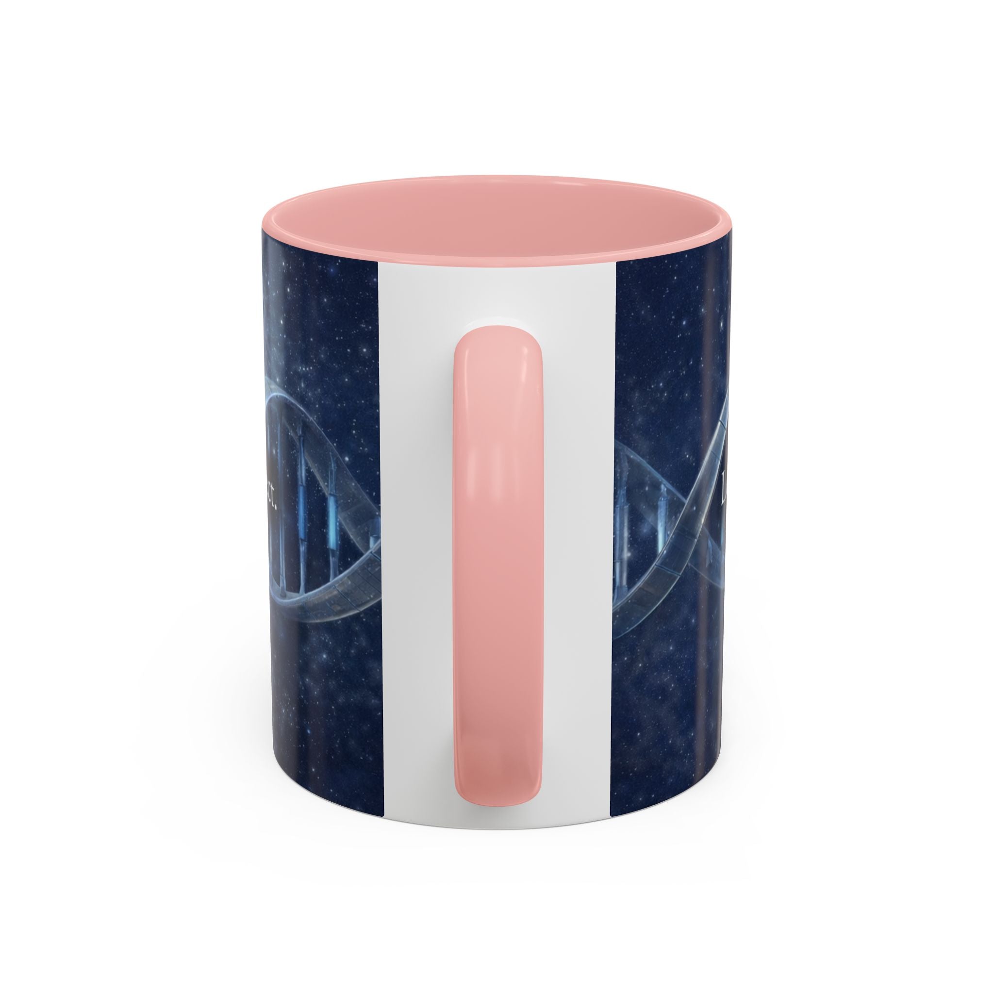 DNA Strand Coffee Mug — 'Built Through the Lives We Protect' Accent Mug