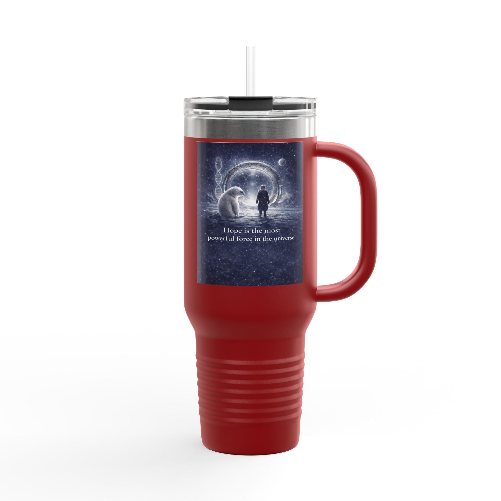 Travel Mug — "Hope is the Miracle" Insulated 40oz Tumbler