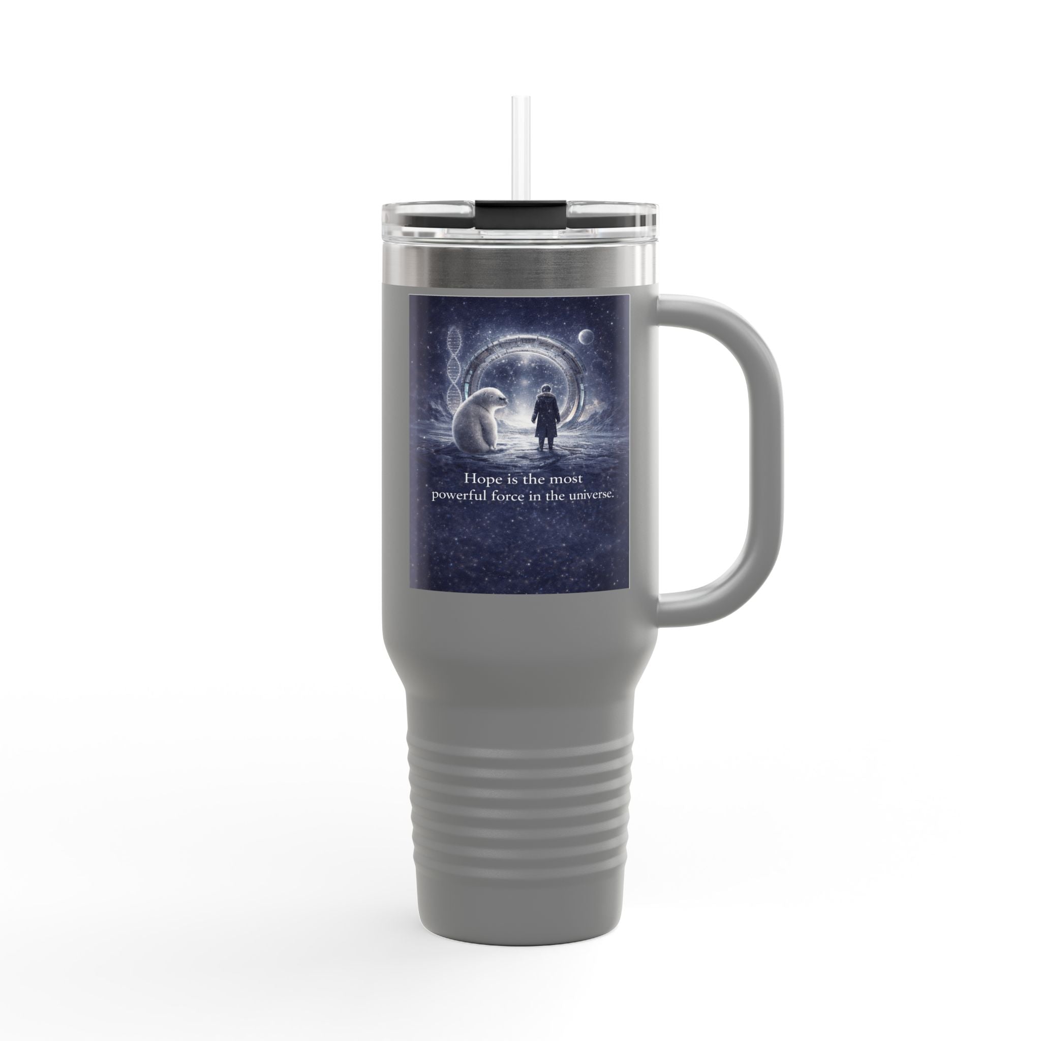 Travel Mug — "Hope is the Miracle" Insulated 40oz Tumbler
