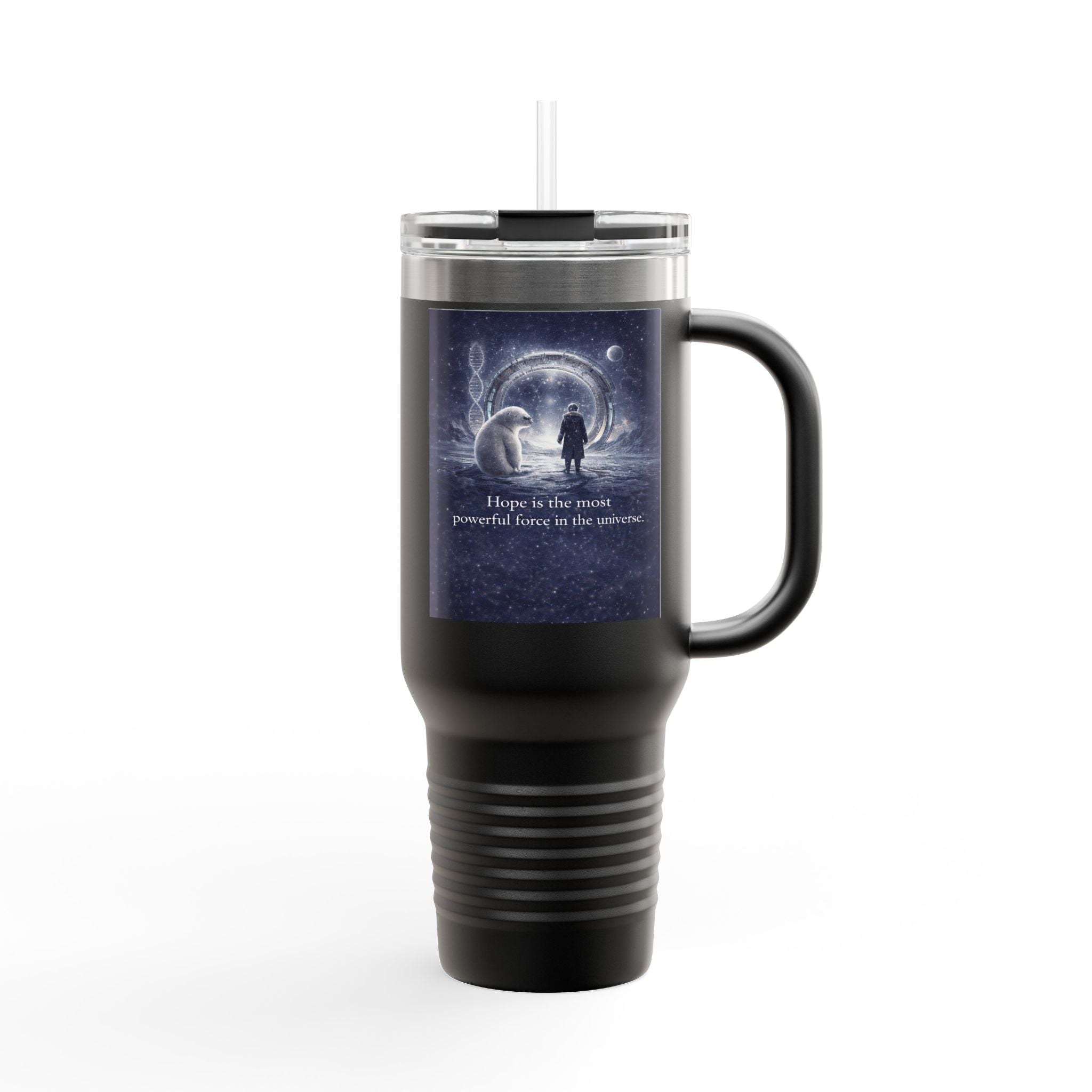 Travel Mug — "Hope is the Miracle" Insulated 40oz Tumbler