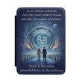 Kindle Case - "Hope is the Most Powerful Force in the Universe" Inspirational Sci‑Fi Book Lover Cover