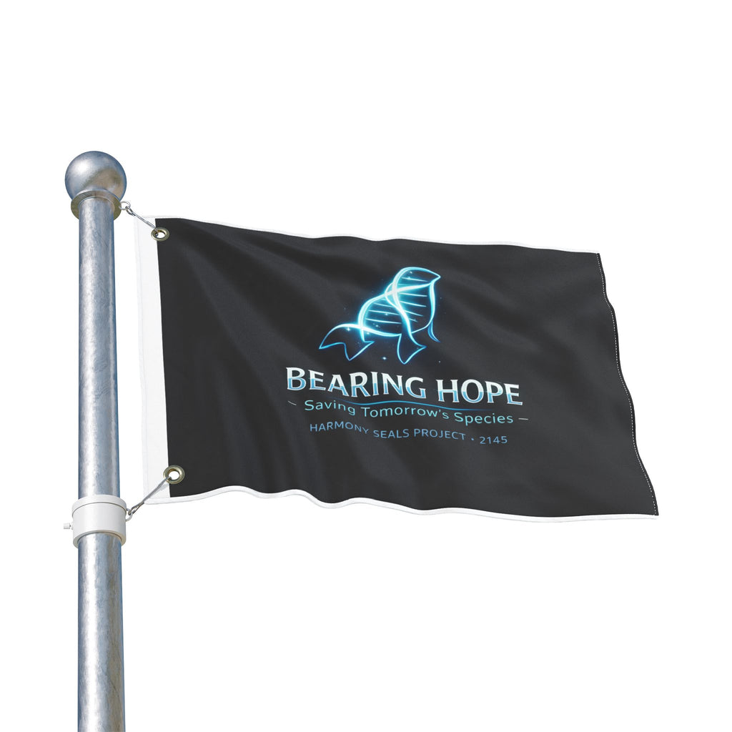 Bearing Hope Seal Rescue Flag — Conservation & Marine Wildlife Awareness Double-Sided Flag