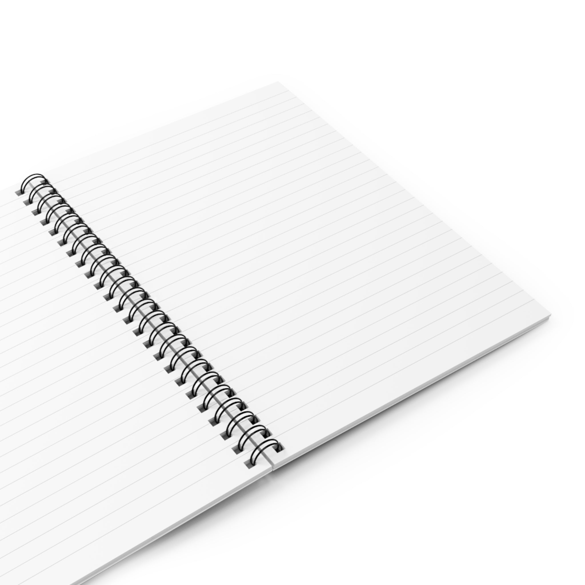 Penguin Heart Spiral Notebook — "The future begins with unlikely bonds." Ruled Journal