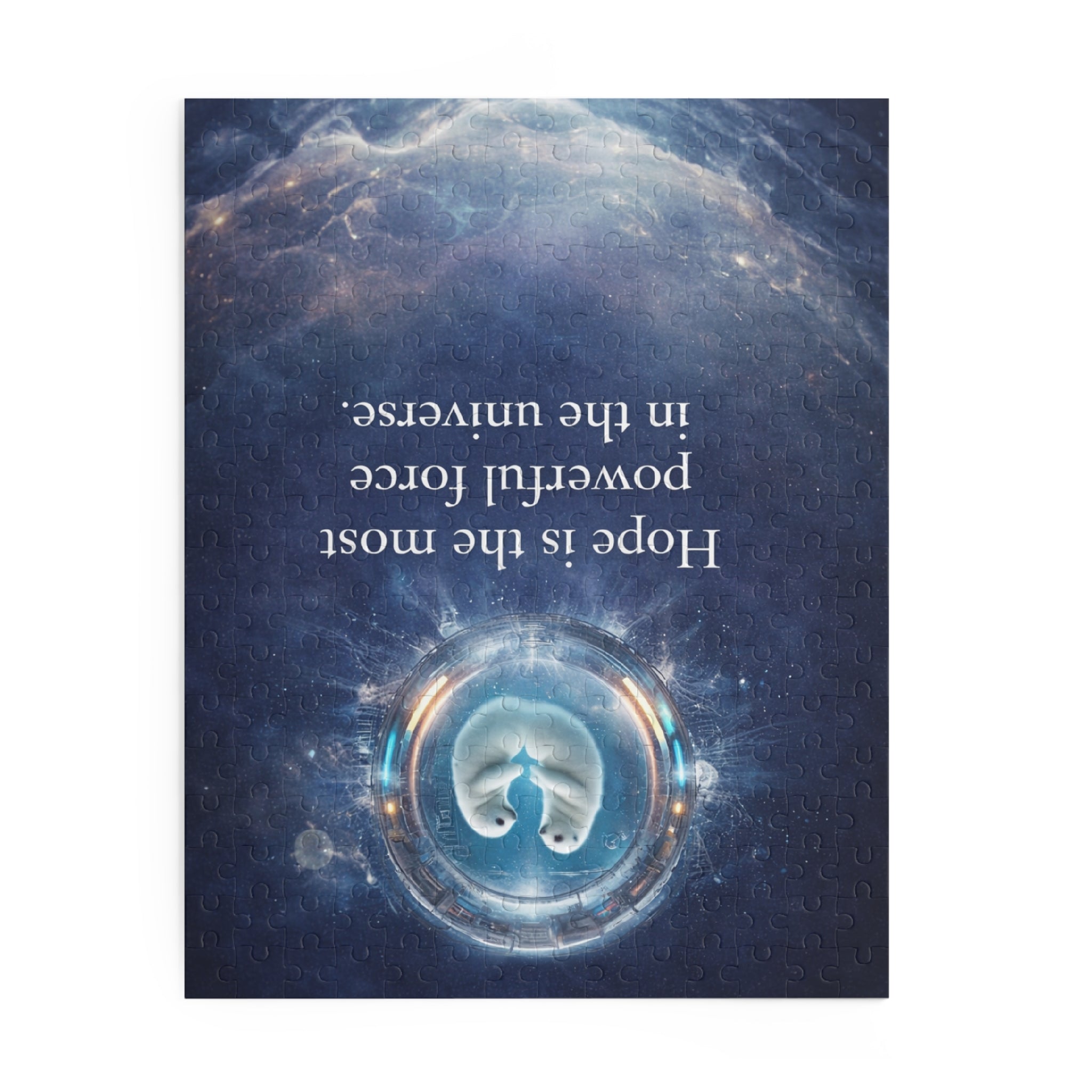 Inspirational Space Puzzle – "Hope is the most powerful force in the universe" (120/252/500 pcs)