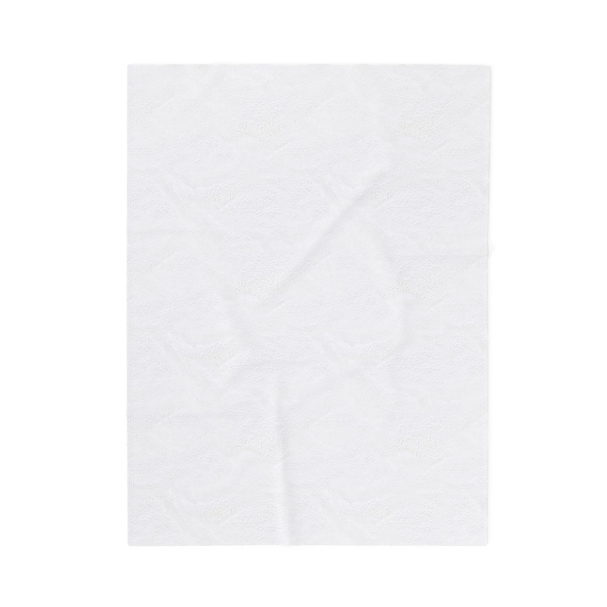 Velveteen Plush Blanket — "The extraordinary lengths we go for the things we love" Romantic Keepsake Throw