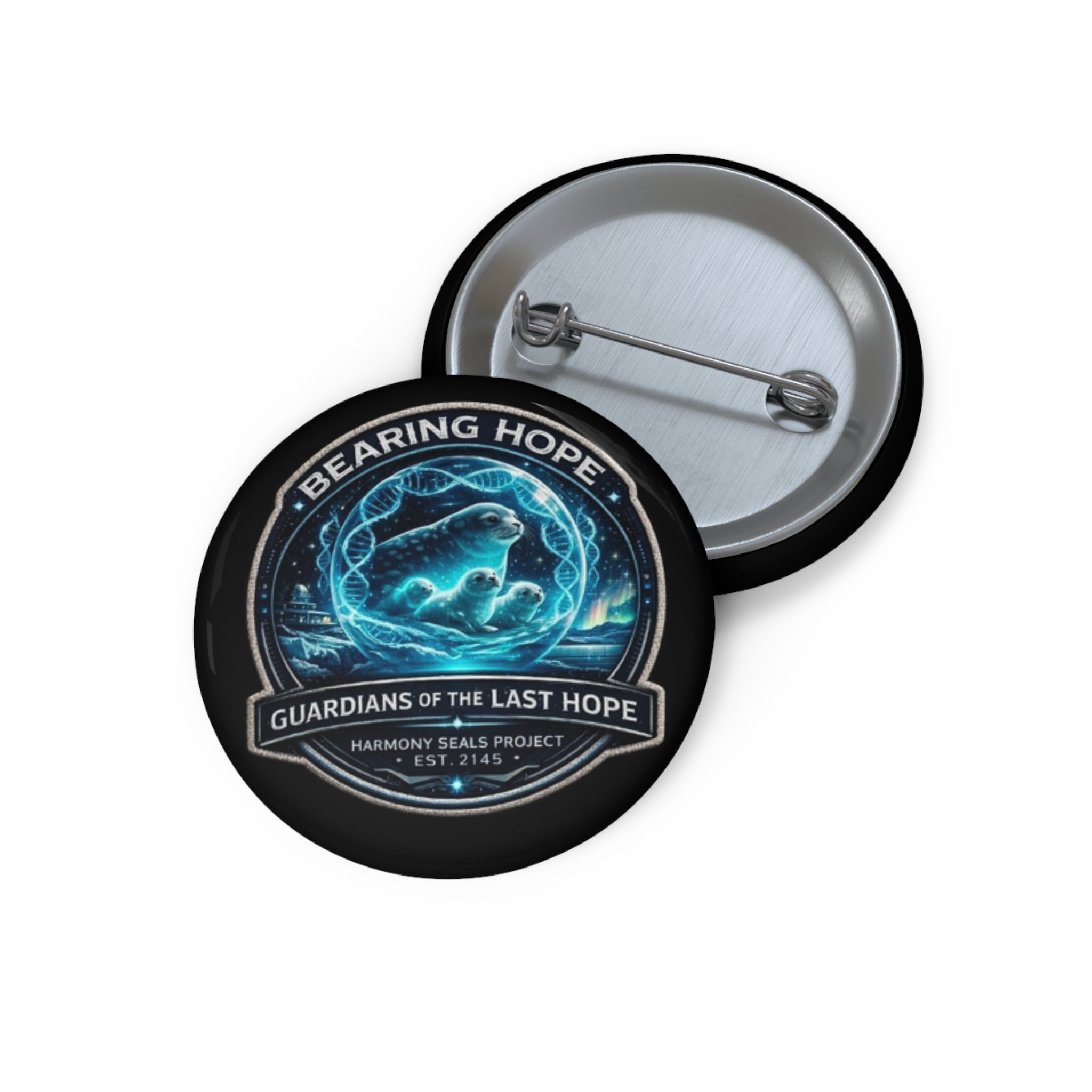 Pin Button — 'Bearing Hope: Guardians of the Last Hope' Enamel-Style Lapel Pin