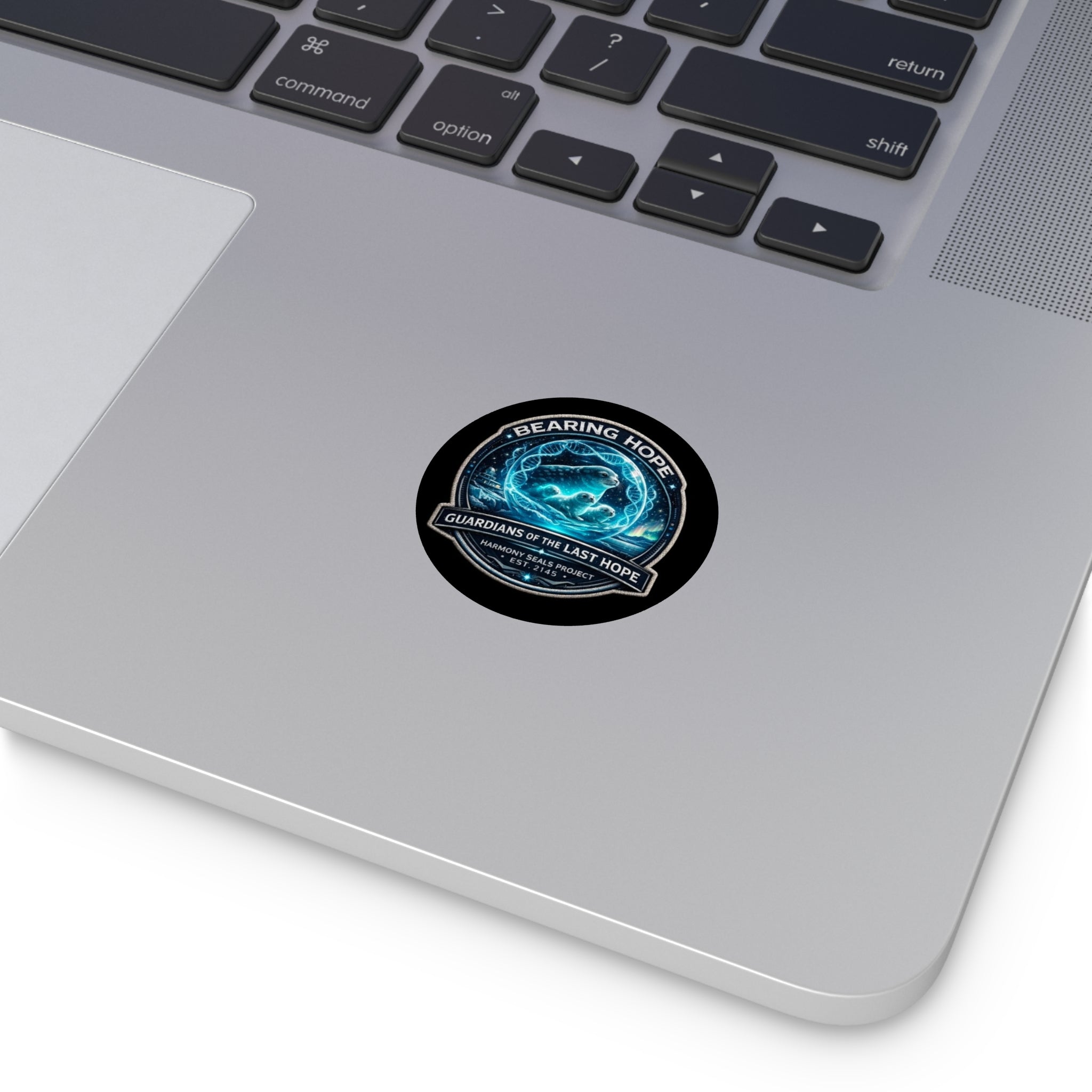 Bearing Hope Round Vinyl Sticker — Guardians of the Last Hope Seal Design