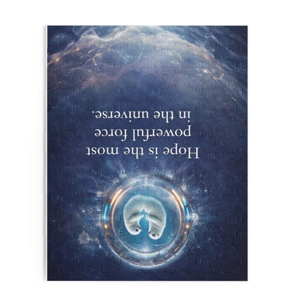 Inspirational Space Puzzle – "Hope is the most powerful force in the universe" (120/252/500 pcs)