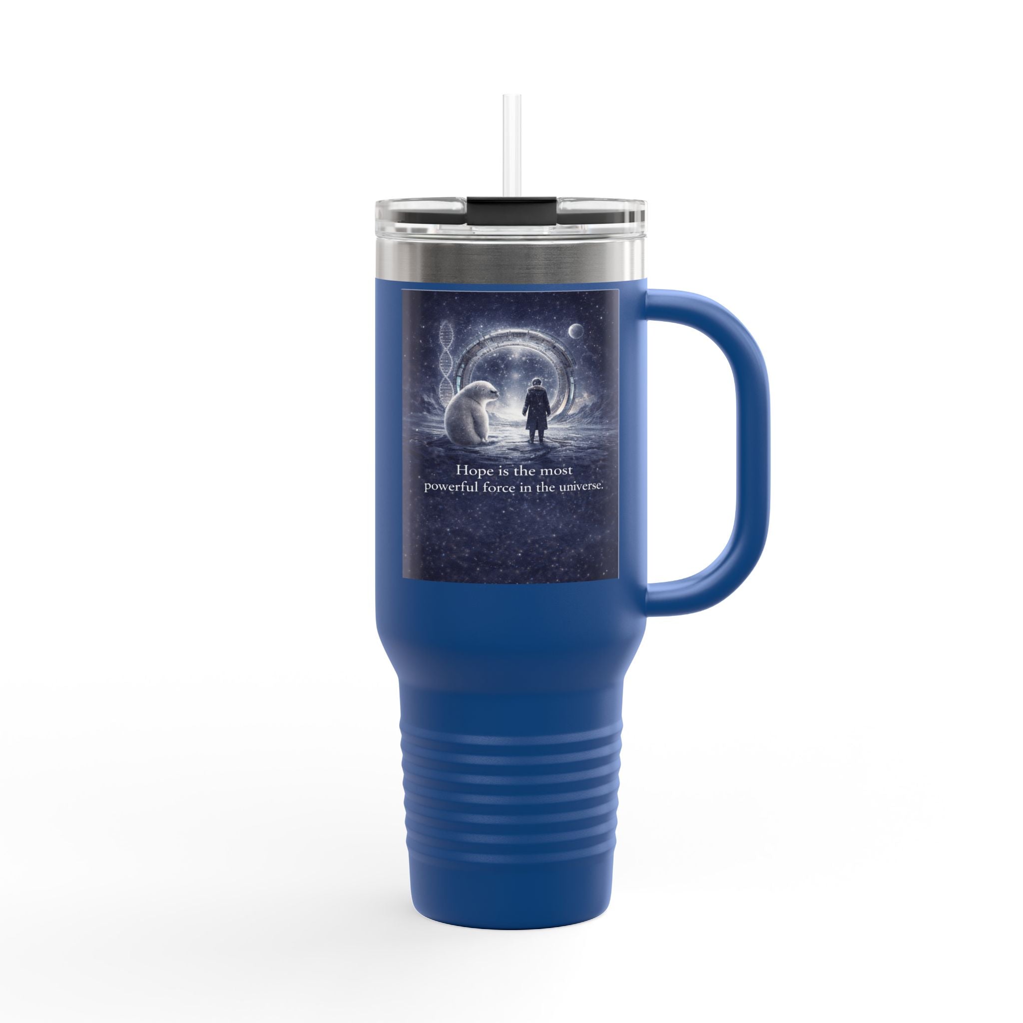 Travel Mug — "Hope is the Miracle" Insulated 40oz Tumbler