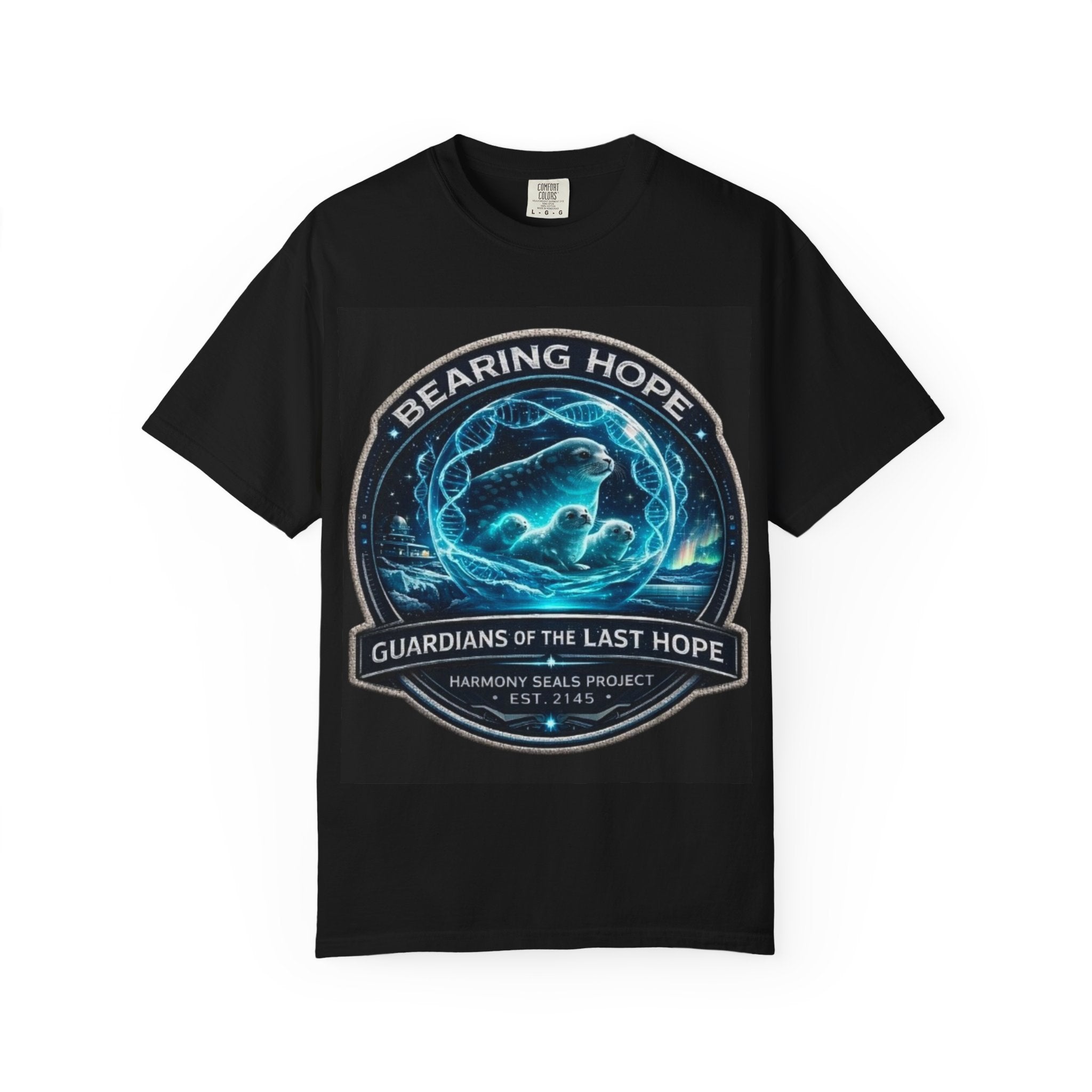 Bearing Hope T-Shirt — Guardians of the Last Hope Seal Graphic Tee