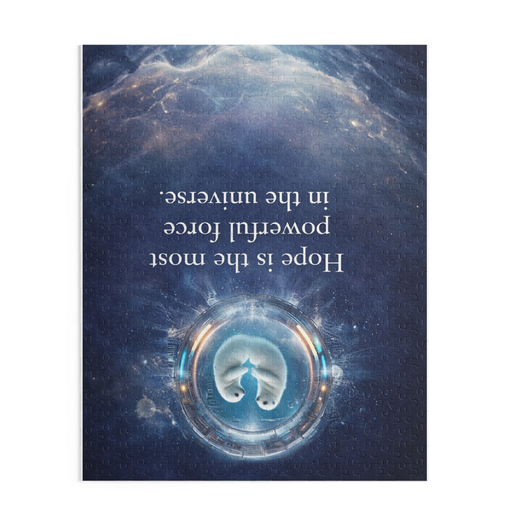 Inspirational Space Puzzle – "Hope is the most powerful force in the universe" (120/252/500 pcs)