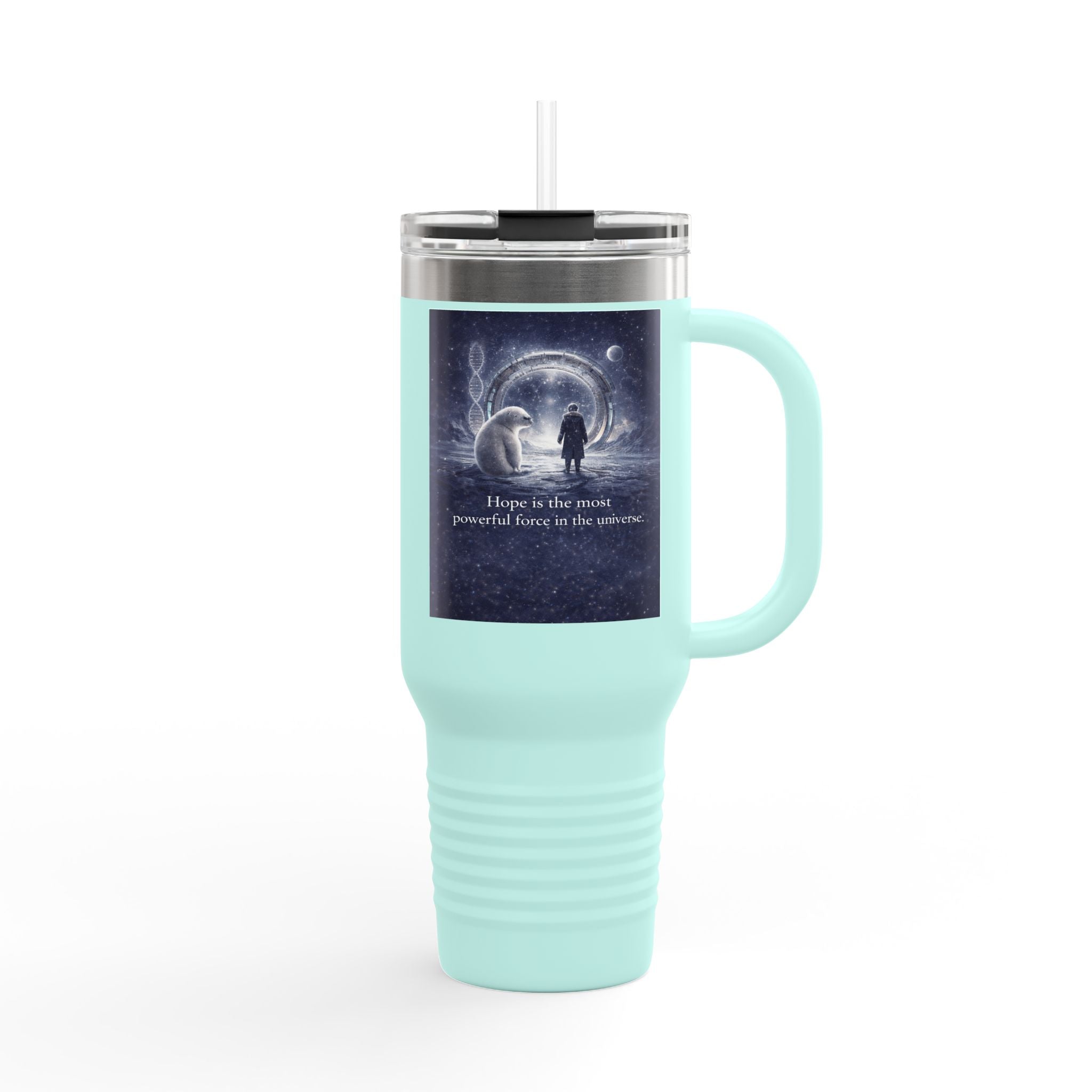 Travel Mug — "Hope is the Miracle" Insulated 40oz Tumbler