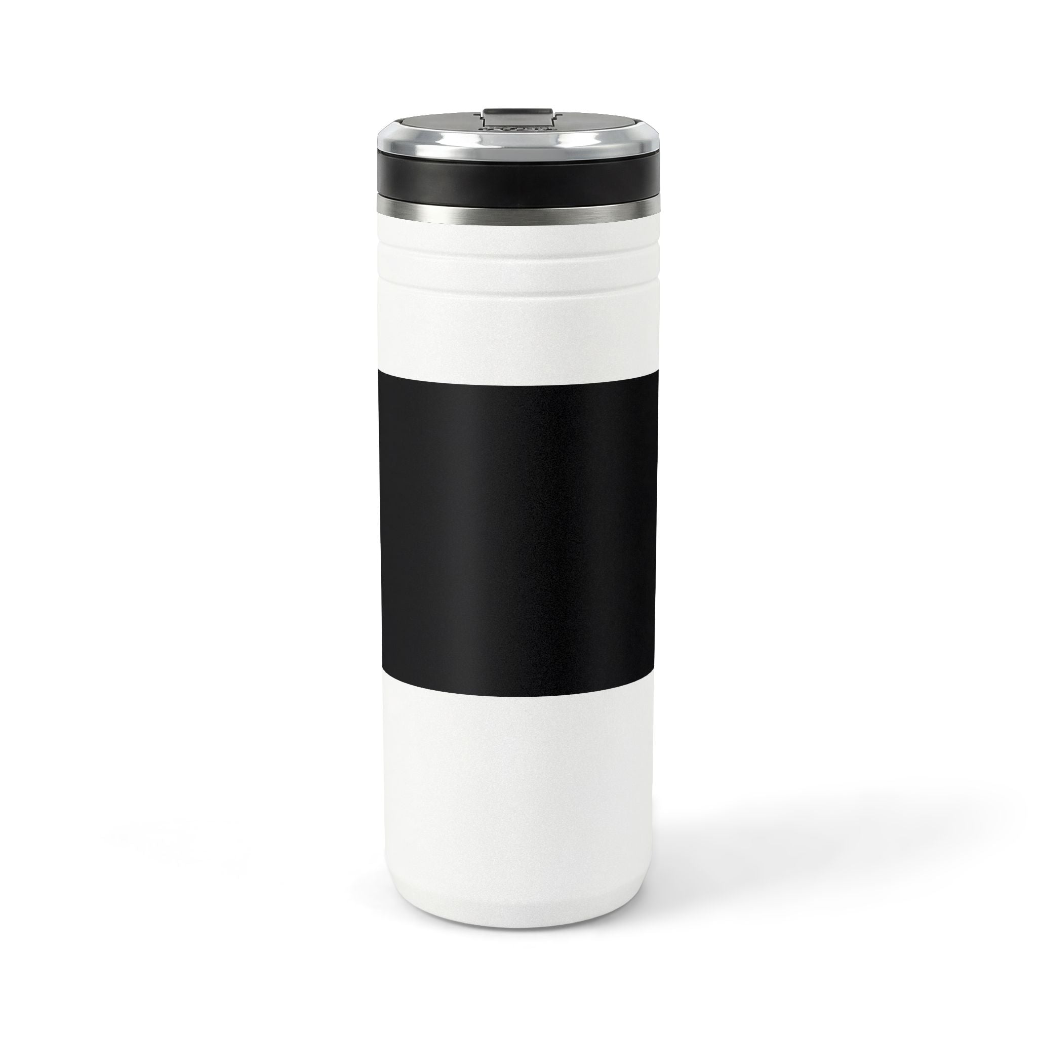 24oz Thermal Straw Tumbler — Neon Whale "Bearing Hope" Insulated Travel Mug