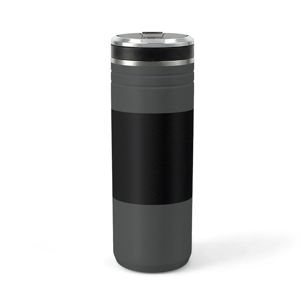 24oz Thermal Straw Tumbler — Neon Whale "Bearing Hope" Insulated Travel Mug
