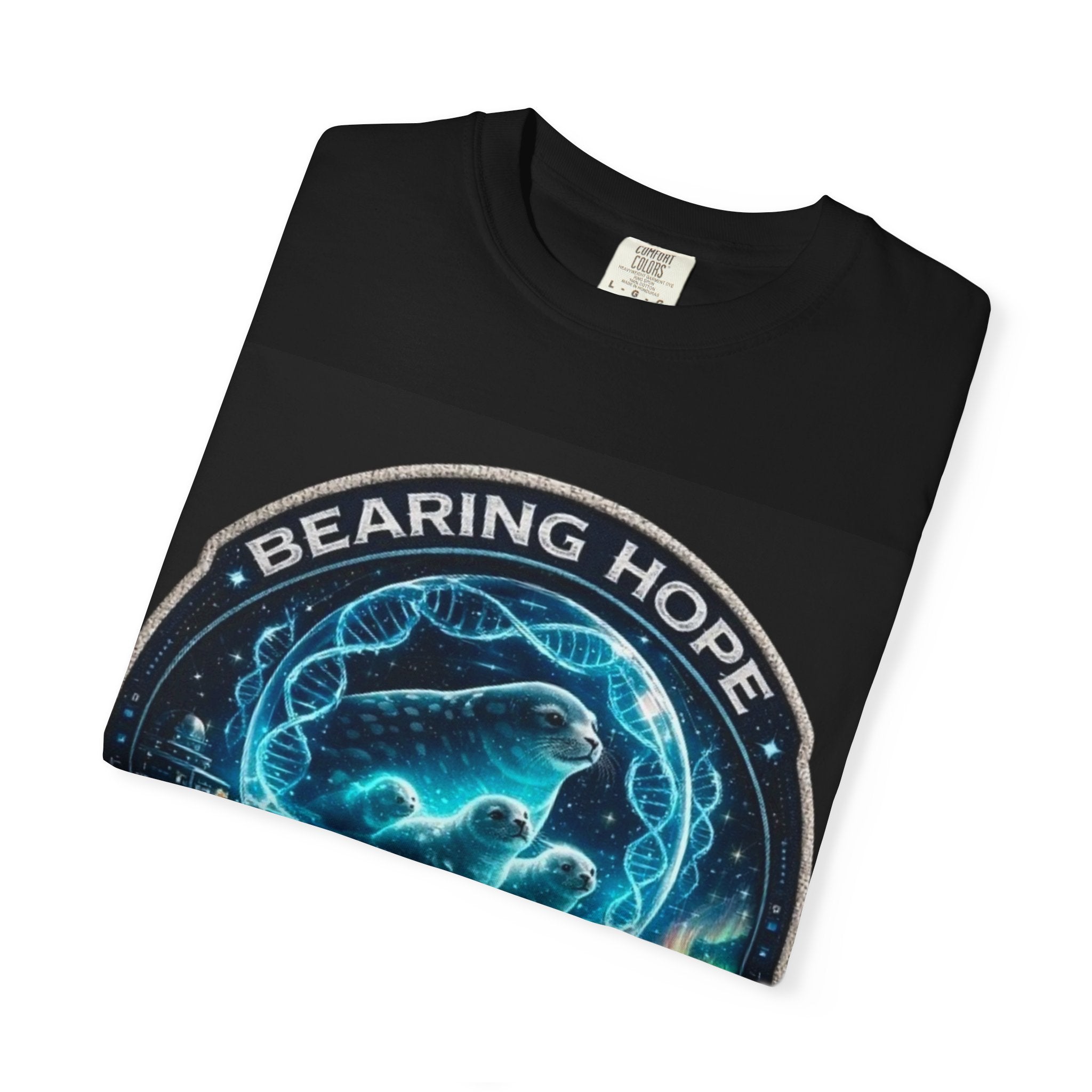 Bearing Hope T-Shirt — Guardians of the Last Hope Seal Graphic Tee